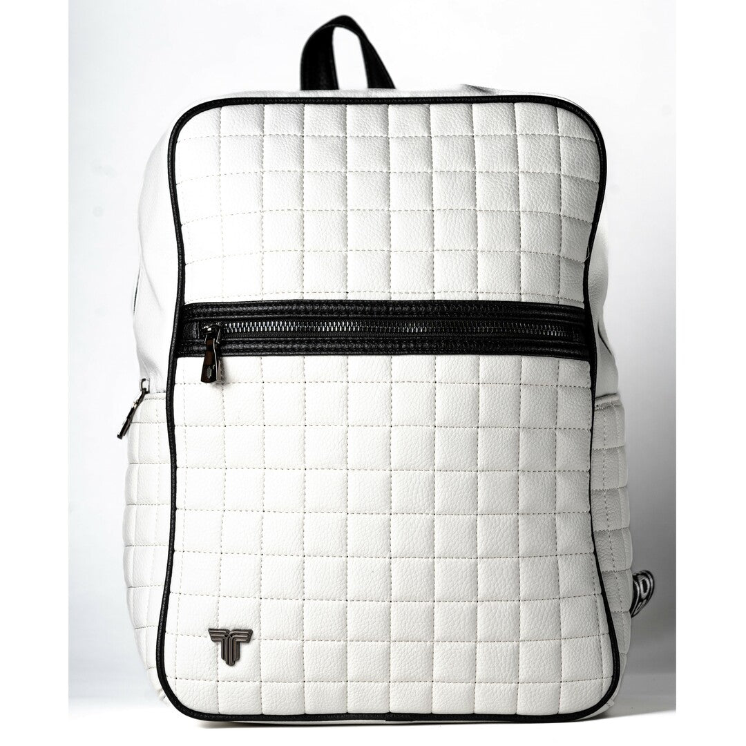 Mochila Cuadrillé Blanco