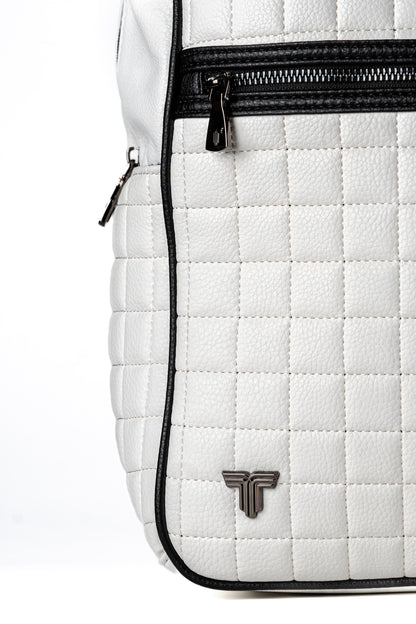 Mochila Cuadrillé Blanco